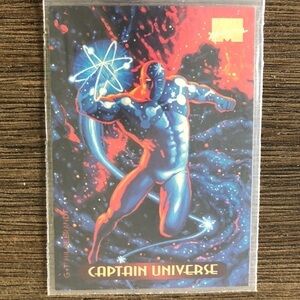 ’94 Marvel Masterpieces trading card: Captain Universe #19